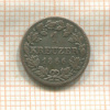 1 крейцер. Бавария 1866г