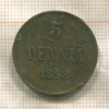 5 пенни 1898г