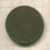 1/4 анны. Индия 1862г