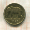 2 франка. Бельгийское Конго 1947г