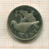 5 центов. Британские Виргинские острова. ПРУФ 1973г
