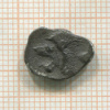 Обол. Мизия. Кизик. 5 в. до н.э. Лев/кабан