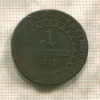1 крейцер. Австрия 1812г