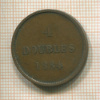 4 дубля. Гернси 1864г