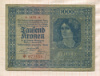 1000 крон. Австро-Венгрия 1922г