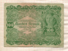 100 крон. Австро-Венгрия 1922г