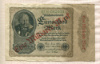 1000000000 марок. Германия 1923г