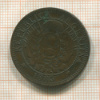 2 сентаво. Аргентина 1883г