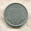 2 франка. Реюньон 1971г