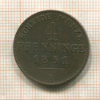 4 пфеннинга. Пруссия 1851г
