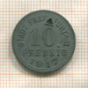 Нотгельд. 10 пфеннигов. Германия. Франкфурт-на-Майне