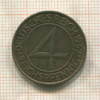 4 пфеннига. Германия 1932г