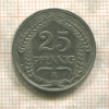 25 пфеннигов. Германия 1910г