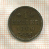 1 геллер. Франкфурт 1860г
