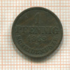 1 пфенниг. Ганновер 1863г