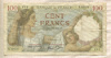 100 франков. Франция 1941г
