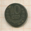 10 сантимов. Люксембург 1921г