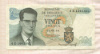 20 франков. Бельгия 1964г