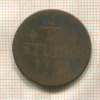 1/2 штубера. Юлих-Берг 1783г