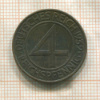 4 пфеннига. Германия 1932г