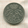 5 франков. Монако 1977г