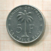 5 франков. Бельгийское Коного 1958г