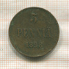 5 пенни 1898г