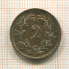 2 раппена. Швейцария 1919г