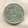 1/2 франка. Швейцария 1959г