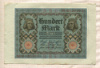100 марок. Германия 1920г