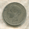 5 песет. Испания 1898г