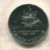 1 доллар. Канада 1987г