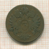 3 крейцера. Австрия 1800г