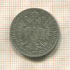 1/4 флорина. Австрия 1858г