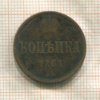 Копейка 1863г