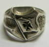 Кольцо. 925 проба. Надпись "Maein Kampf". Новодел