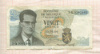 20 франков. Бельгия 1964г