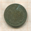 10 крейцеров. Австрия 1872г