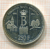 250 франков. Бельгия 1996г
