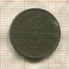 2 пфеннинга. Пруссия 1871г