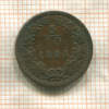 5/10 крейцера. Австрия 1891г