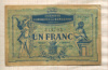 1 франк. Франция 1920г