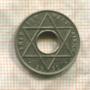 1/10 пенни. Британская Западная Африка 1950г