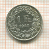 1 франк. Швейцария 1940г