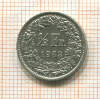 1/2 франка. Швейцария 1963г