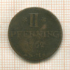 2 пфеннинга. Трир 1762г