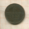 1 пфенниг. Пруссия 1864г
