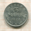 3 марки. Германия 1922г