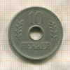 10 геллеров. Немецкая Восточная Африка 1910г