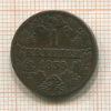 1 крейцер. Герцогство Нассау 1859г